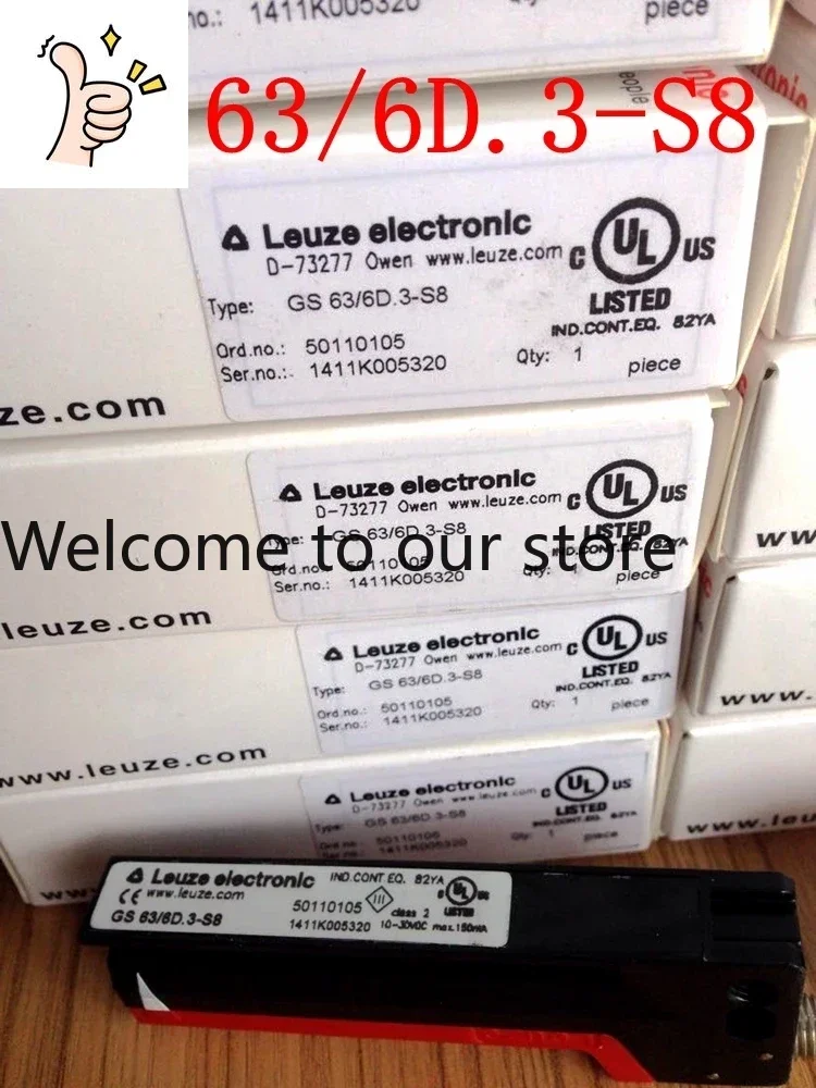 Sensor de Etiqueta LEUZE Lloyd's Alemanha 2025.4 GS 63/6D.3-S8 GS 63B/6D.3-S8