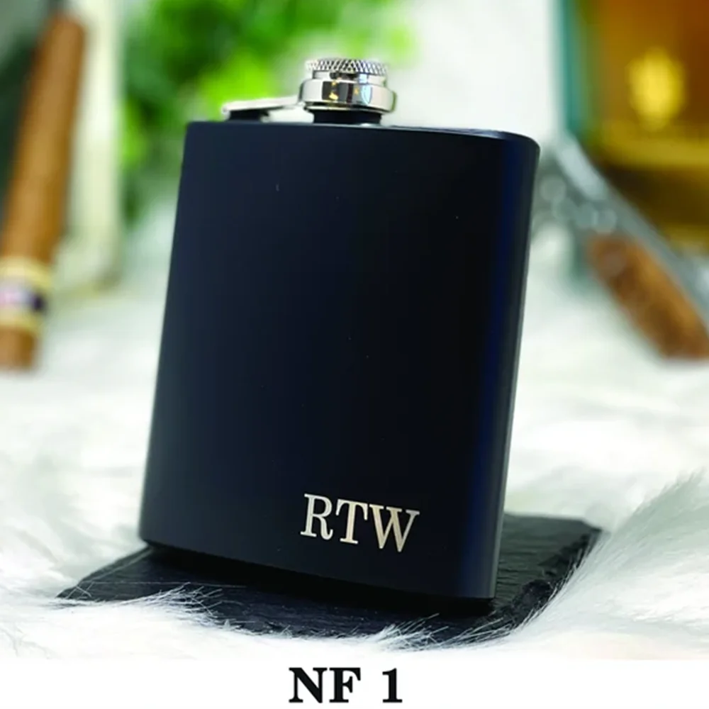 تخصيص الإبداعية 6 أوقية الفولاذ المقاوم للصدأ جيب الورك قارورة ويسكي المحمولة مخصصة مجموعة النبيذ شخصية هدية عيد