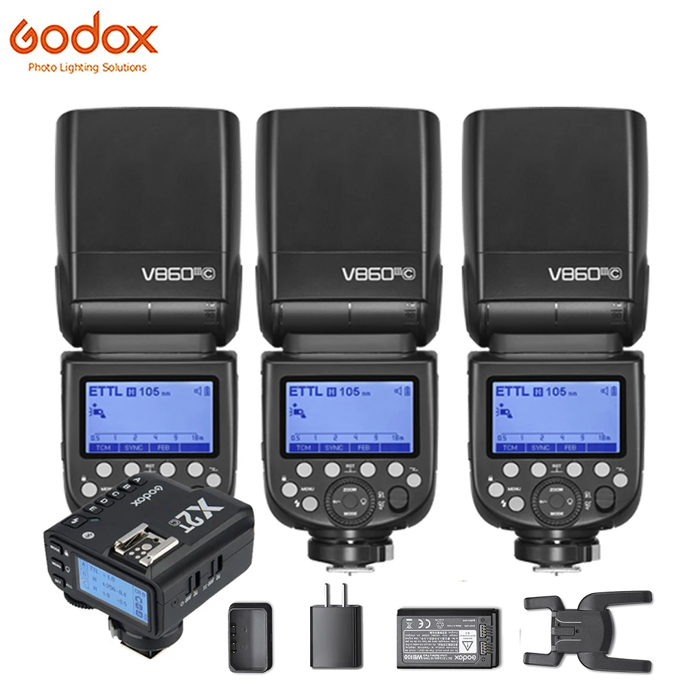 

GODOX V860III V860IIIC V860IIIN V860IIIS V860IIIF Li-ion TTL 2.4G HSS Flash Speedlite for Canon Nikon Sony Olympus Fuji Pentax