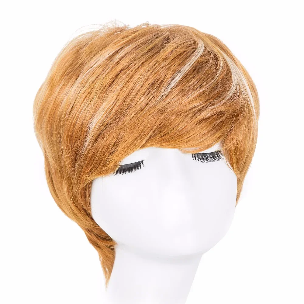 

Inclined Bands For Women Synthetic Heat Resistance Hairpiece Picture Color Female Hair Perruque Peruca Toupee WIG