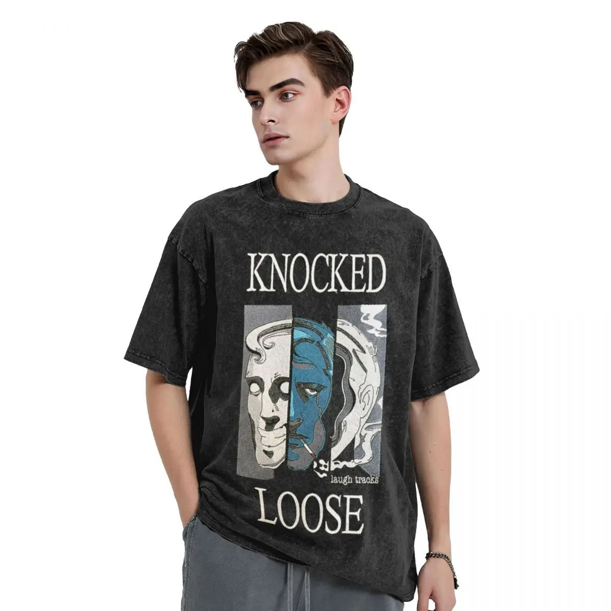 knocked loose American hardcore punk band T-Shirt cheap stuff vintage t shirts sports fans plus sizes sweat shirts, men