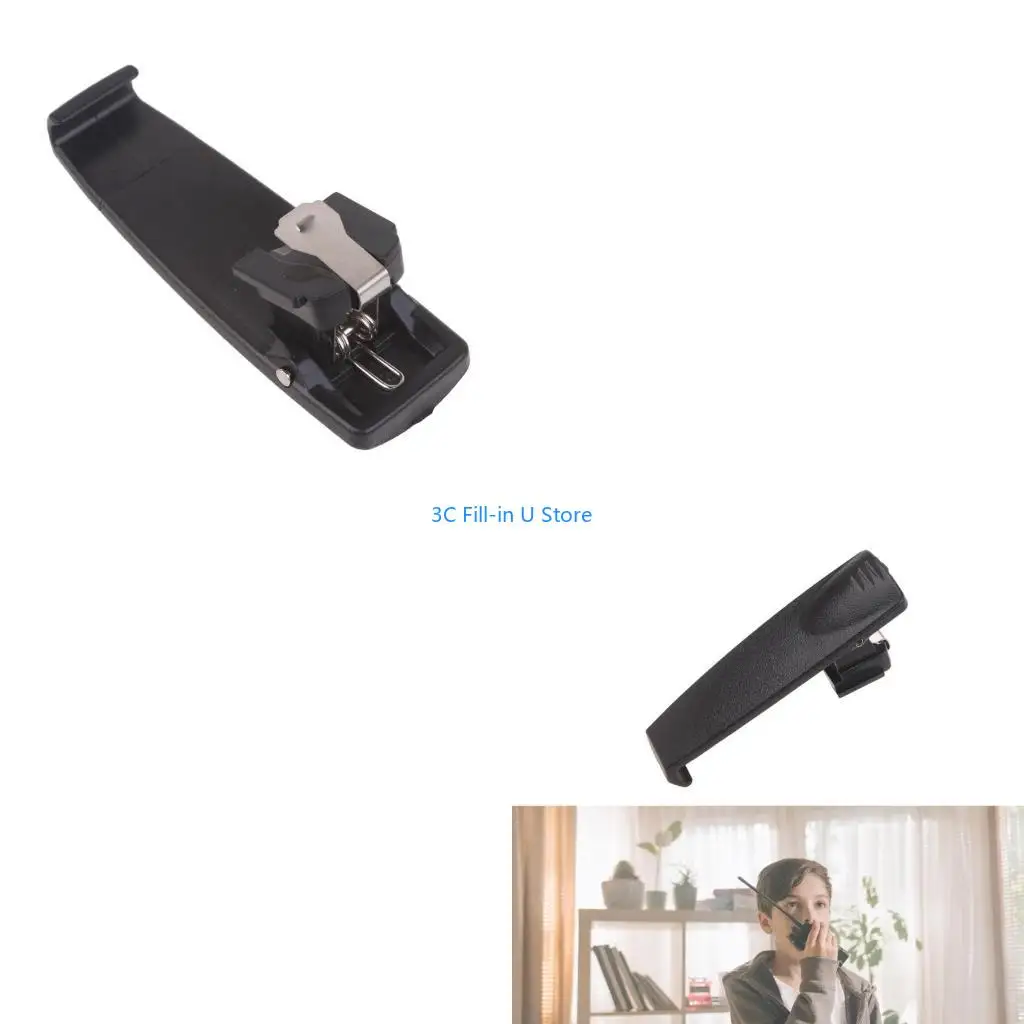 G8TA Walkie Talkie Belt Clip For  Two Way Radio Accessories Black Belts Clip