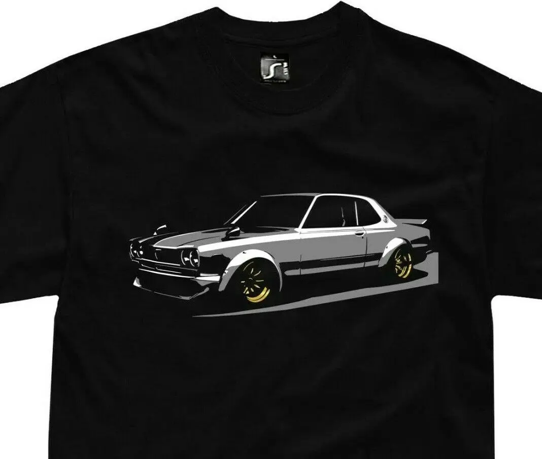 JDM Футболка Classic Skyline GT R C10 Hakosuka T Длинные или короткие рукава