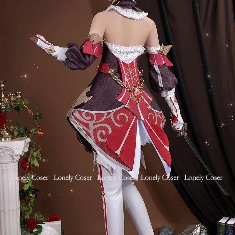 

CyChevreuse Косплей Костюм Парик Игра Genshin Impact Экспотовитель правосудия Платье Униформа Наушники Повязка на глаз Шляпа Перчатки Хэллоуин