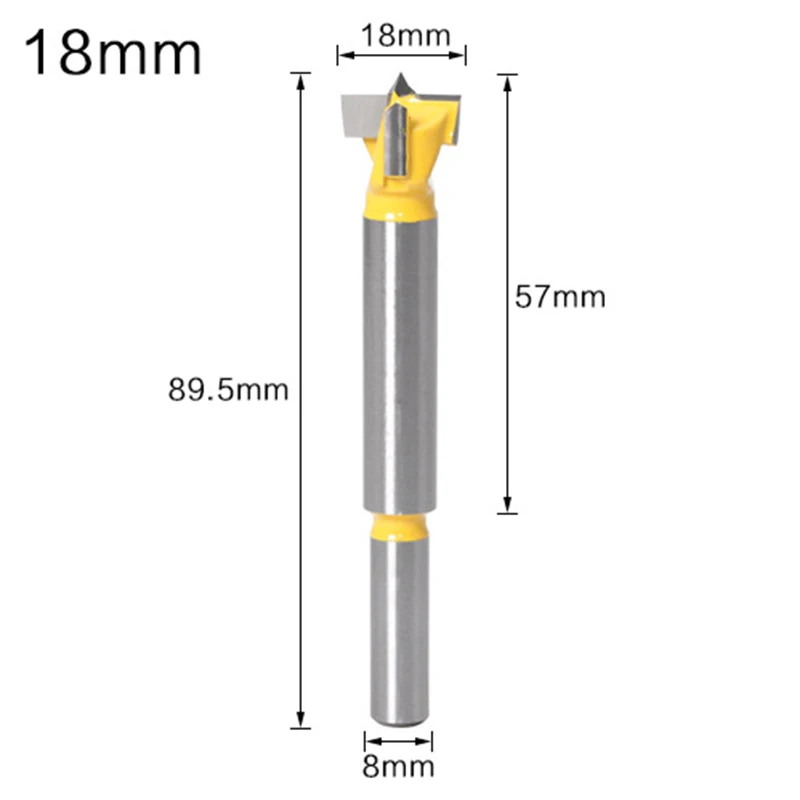 1PC 15 Mm-20 Mm Forstner Tips Alat Lubang Saw Cutter Engsel Membosankan Bor Bit Round Shank tungsten Carbide Cutte
