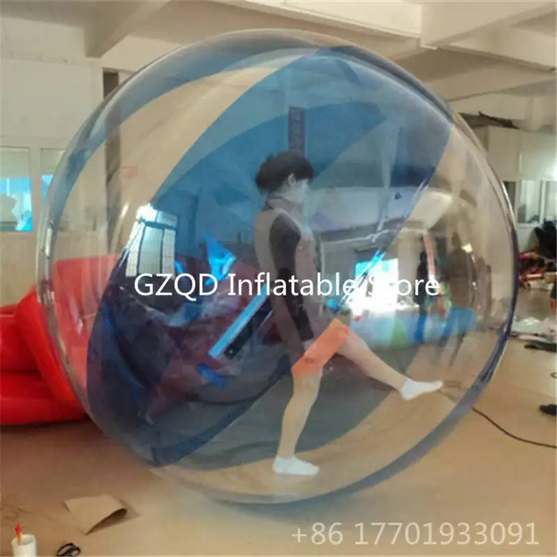 Palla da passeggio gonfiabile con palla da passeggio sull'acqua a bolle Huaman all'interno del palloncino trasparente Prezzo di fabbrica