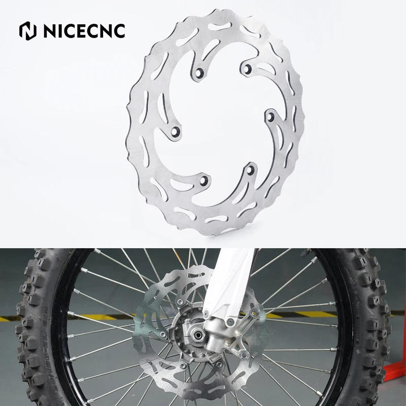 

NICECNC 249mm Front Brake Disc For Yamaha YZ125 YZ250 YZ250F YZ450F WR250F WR450F 2003-2015 YZ250FX 2015-2016 YZ250X 2016