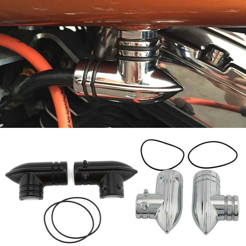 Motorcycle Fuel Line Cover For Harley Davidson FLTR ROAD GLIDE FLHX STREET GLIDE Dyna Sportsters Softail FLHT ELECTRAGLIDE 