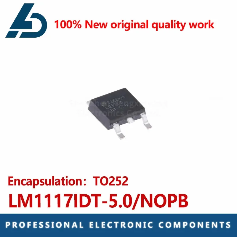 LM1117IDT-5.0/NOPB pacote TO252 5V 0.8A gestão do poder regulador linear