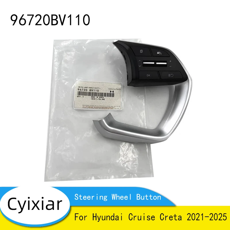 

For Hyundai Cruise Creta 2021-2025 Multi-Function Steering Wheel Button Switch Cruise Control Switch 96720-BV110 96720BV110