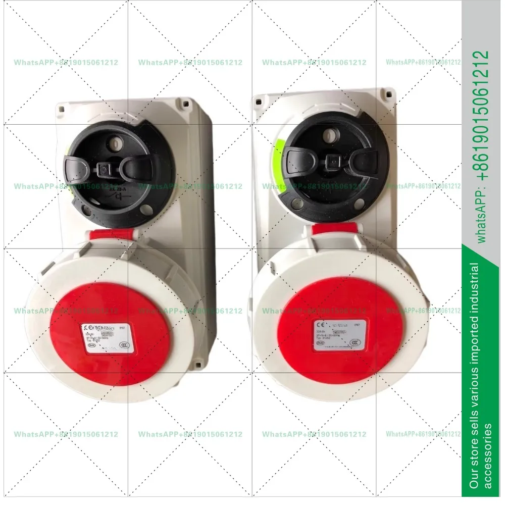 Original Industrial Machinery Interlock Socket 380V-32A-5 Core-IP67-Model 61252