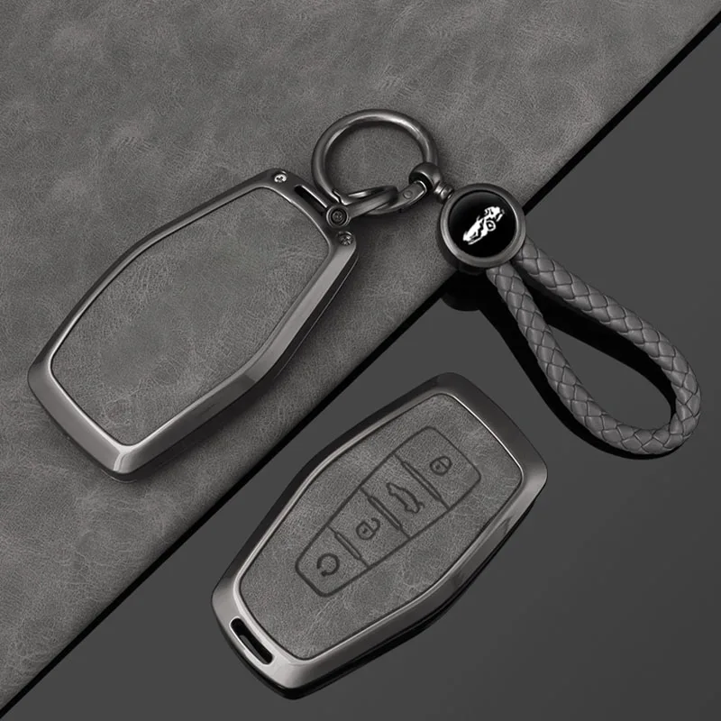 غطاء حافظة مفاتيح السيارة من سبائك الزنك لجيلي Coolray X6 Emgrand Global Hawk GX7 Atlas Boyue NL3 X7 EX7 Kulrey GT GC9 ملحق #2