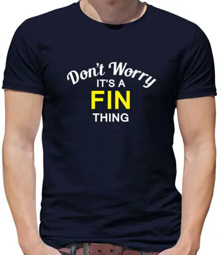 

Don'T Worry It's A Flosse Sache Herren T - Shirt - Familienname Eigener Name