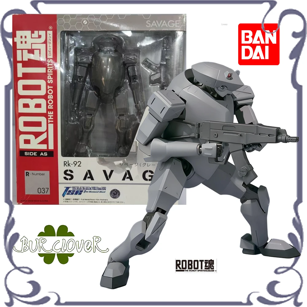BANDAI Originele GUNDAM ROBOT De Robot Spirits Serie Rk-92 SAVAGE Anime Figuur Model Speelgoed Collectible Geschenken Op Voorraad