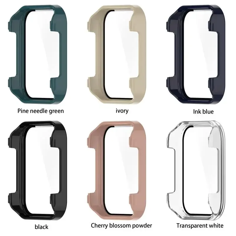 Protective Case For Realme Watch 3 Pro Screen Protector Tempered Glass PC Bumper Cover Protective Shell For Realme Watch 3 Pro