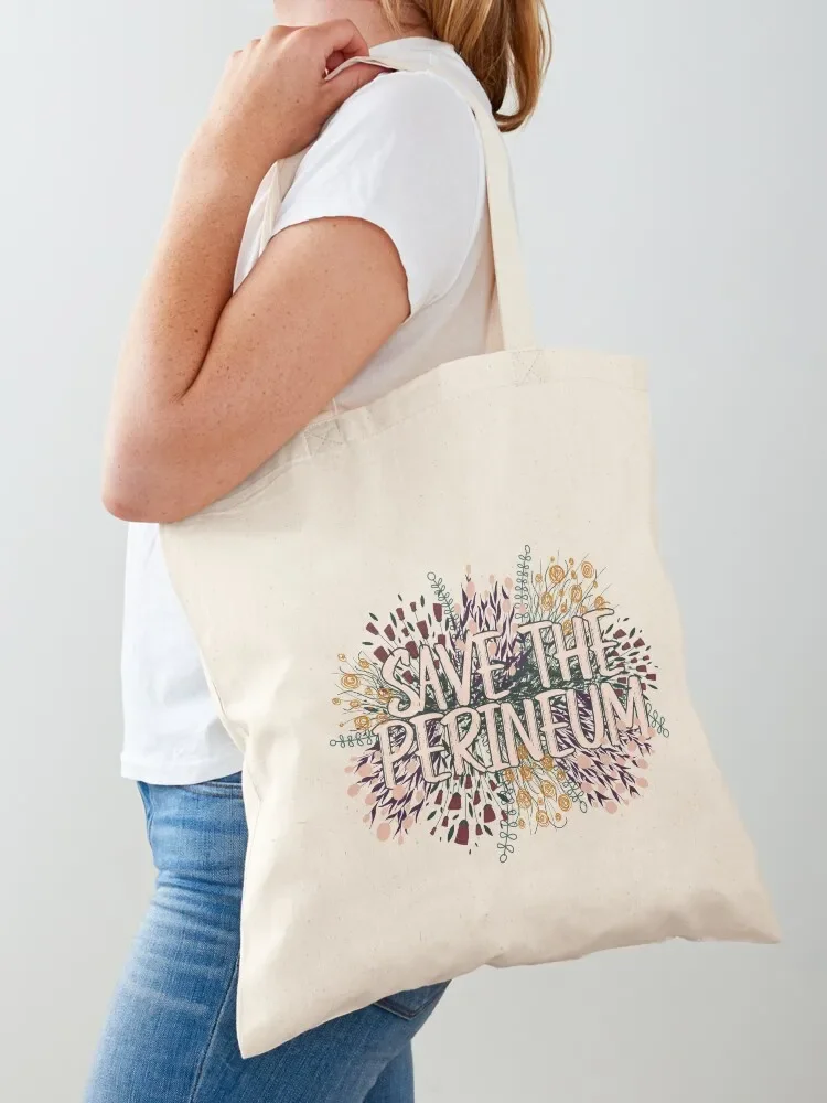 

Save the Perineum! Tote Bag canvas tote bag tote bags men Shopping bags Women's shopping bag