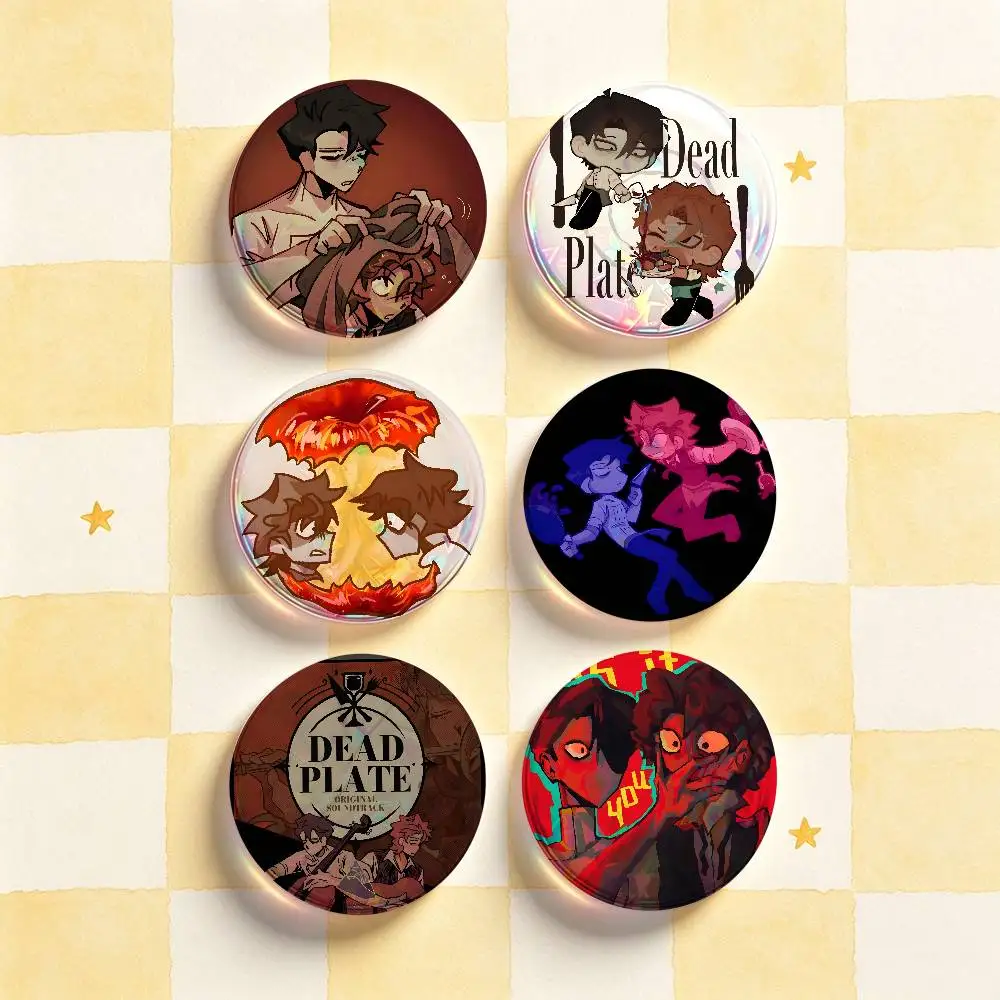 D-Dead Plate Vincent Rody Badges 25 32 44 58 75 mm Round Customizable Wholesale Fan goods Self-made fan freebies