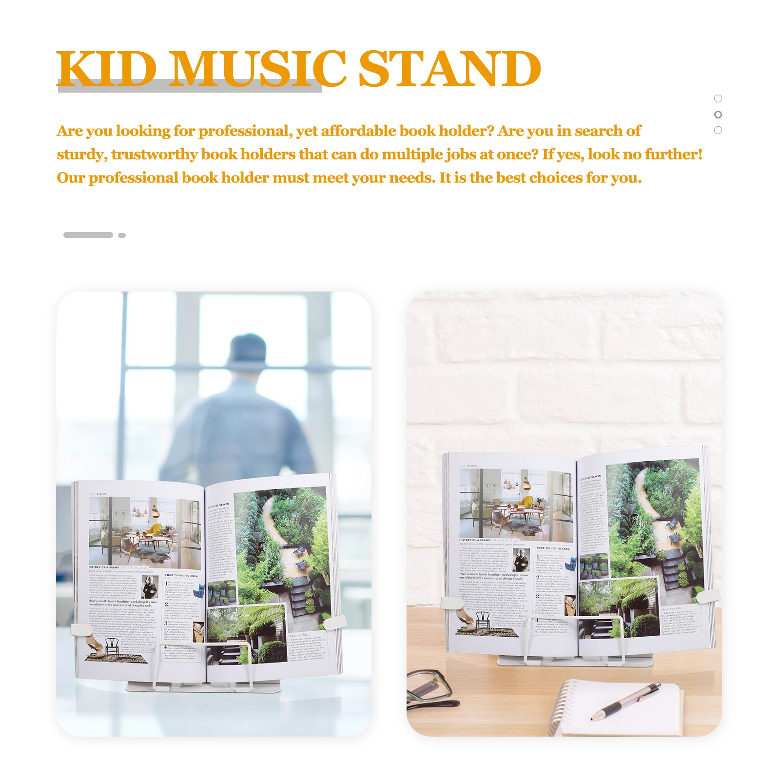 

Metal Music Stand Student Reading Book Holder Children for School Iron Bookshelf Rest Rack Household Bookshelves