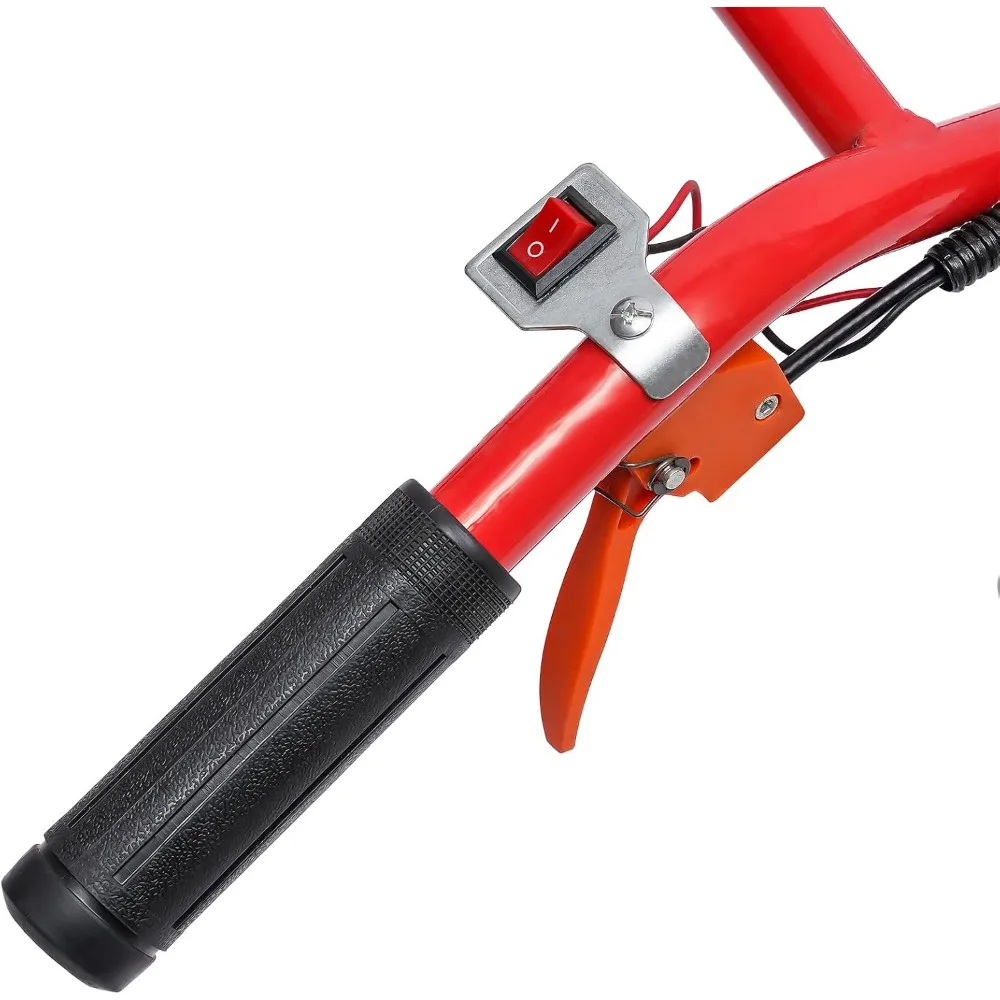 جزازة العشب المشي الخلفية التي تعمل بالبنزين ثنائية الأشواط 49CC مع محرك تبريد الهواء ومحرك العجلات الخلفية لتشغيل الدفع #6