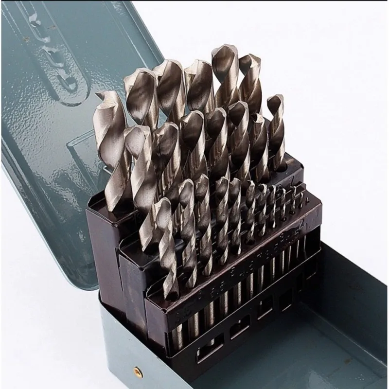 a25f-ideal-for-metal-drilling-hss-high-carbon-steel-25-piece-drill-bit-set-piece-in-turquoise-case-for-screwdriver