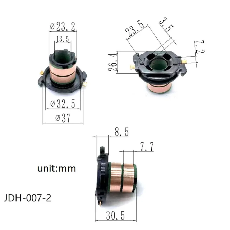 23.2*13.5*30.5*2 Suitable for Car Generator Slider Telescopic Ring Copper Head Generator Accessories Jdh-007-2