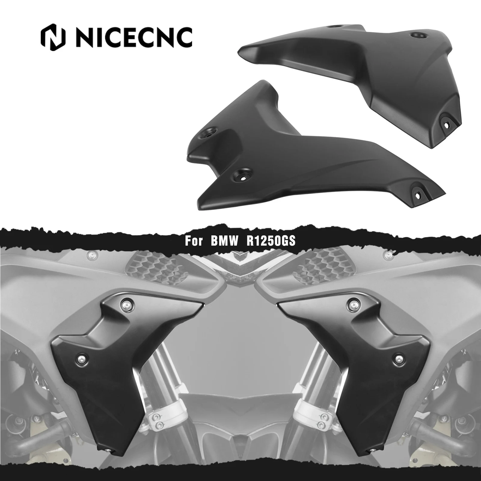

For BMW R1250GS 2019-2023 Side Frame Fairing Cowl Guards For BMW R1250 GS R 1250GS 2019-2023 2022 2021 2020