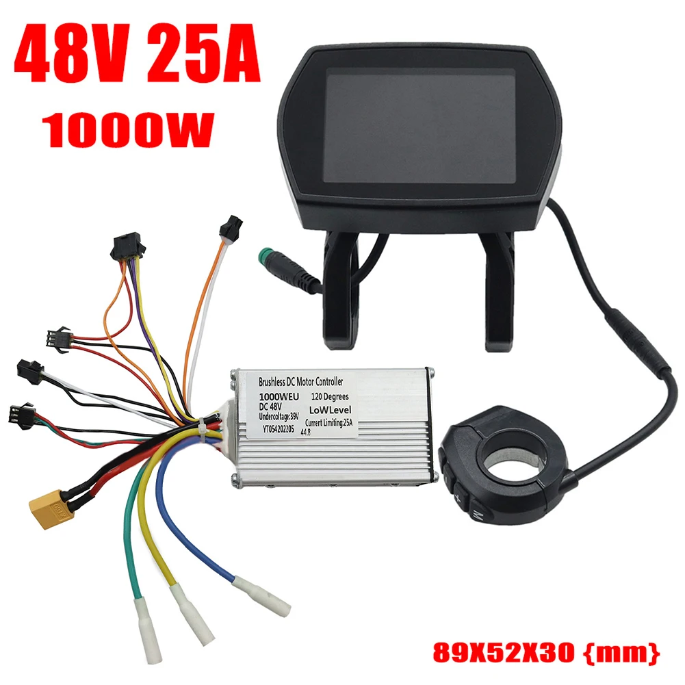 1000W/48V Motor Controller With LCD Display Digital Meter For 10 Inch Electric Scooter For Kugoo G2 Pro 2 Wheeled Scooter