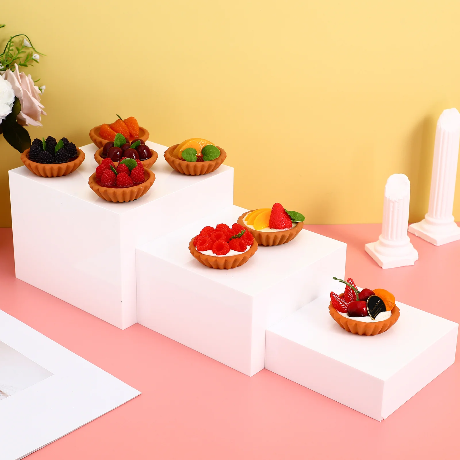 

1 set 1 Set Riser Catering Supplies For Display Cube Acrylic Buffet Stand For Dessert Cupcake Party Catering Supplies Organizer