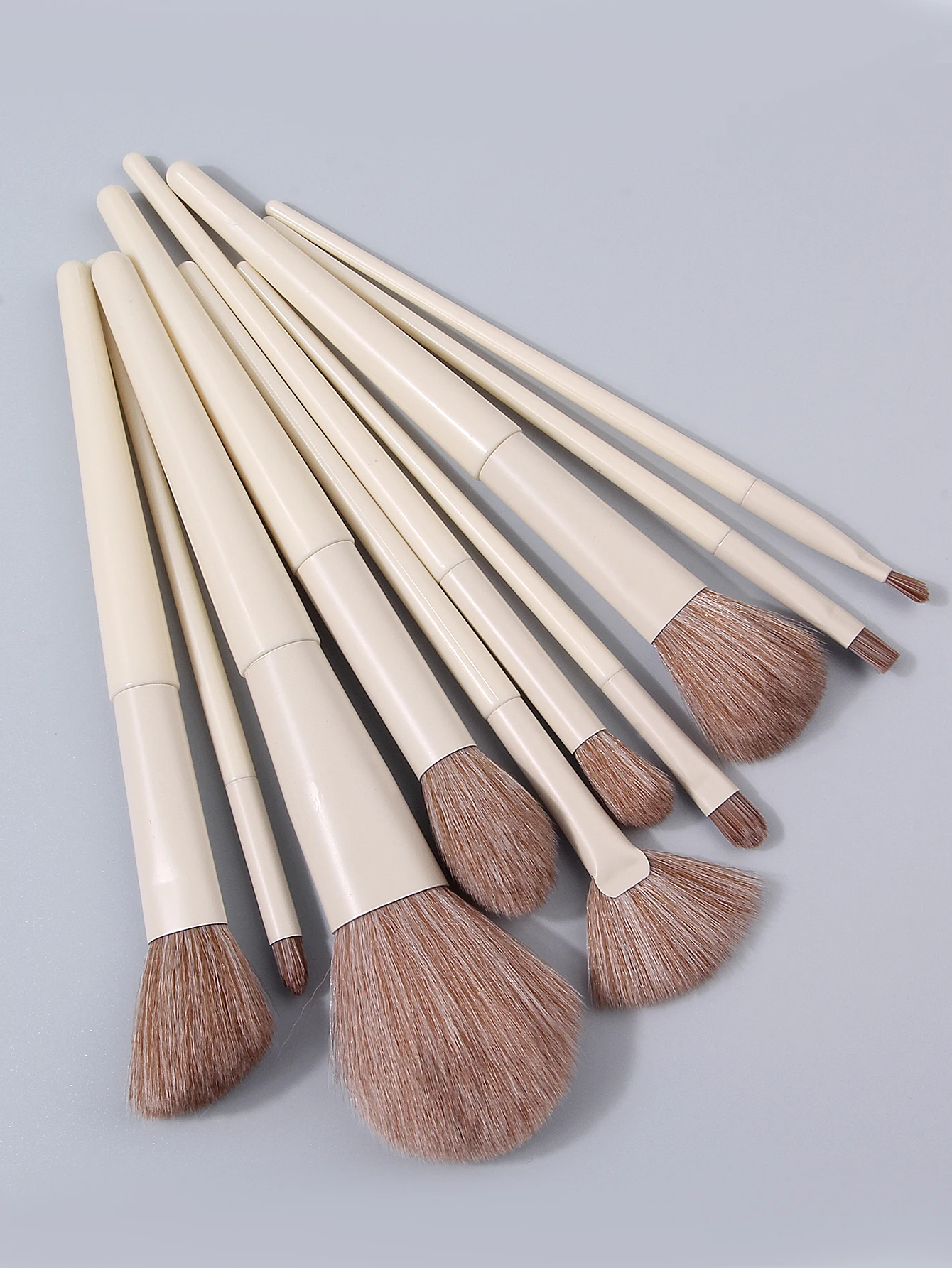 Juego de brochas de maquillaje para principiantes, 11 Uds., con bolsa de maquillaje, brocha para colorete de cerdas suaves, brocha para sombra de ojos, herramientas de maquillaje portátiles para viajes