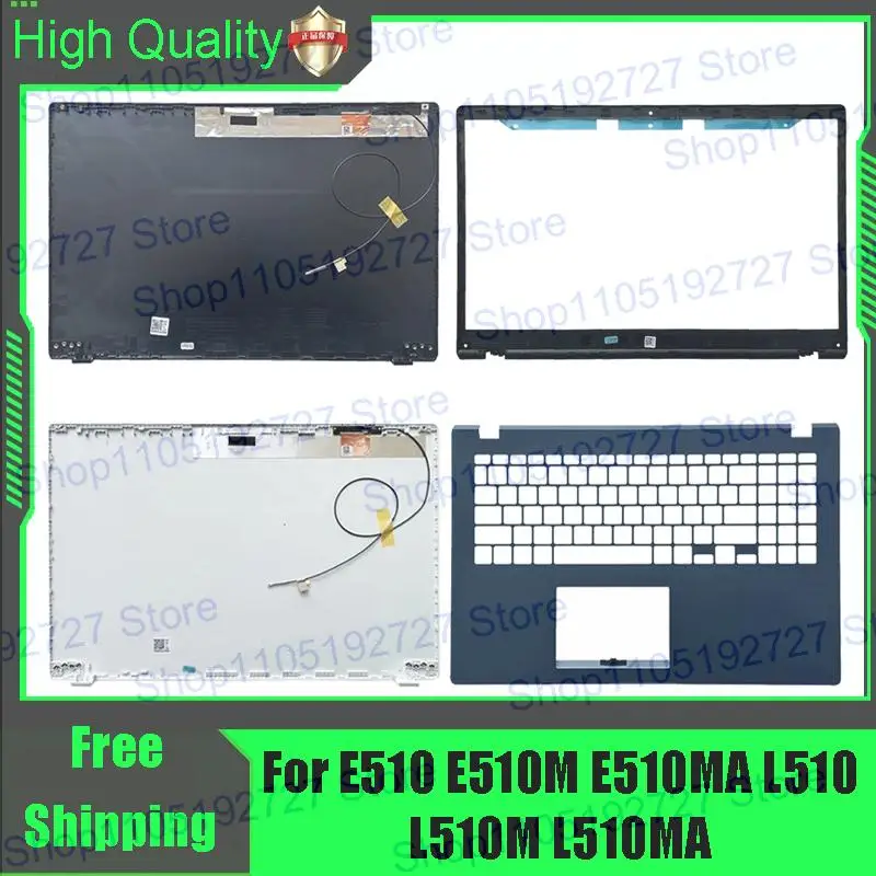Para Asus E510 E510M E510MA L510 L510M L510MA tapa trasera para portátil cubierta superior bisel frontal cubierta superior con reposamanos rosa azul verde
