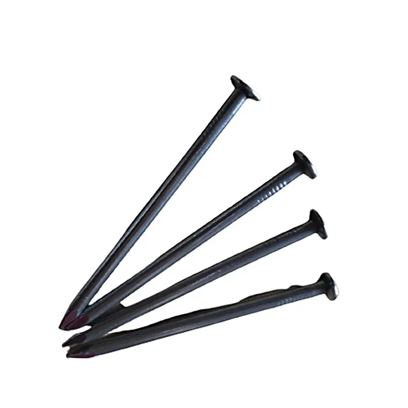 high standard 1 2 3 4 5 inch black coated galvanized concrete steel nails with round head