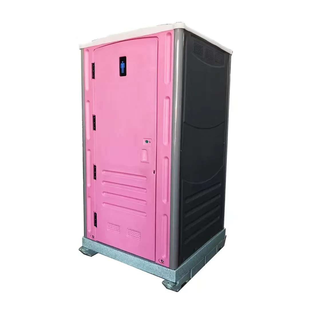 Finished mobile toilet, outdoor activity restroom, construction site independent shower enclosure