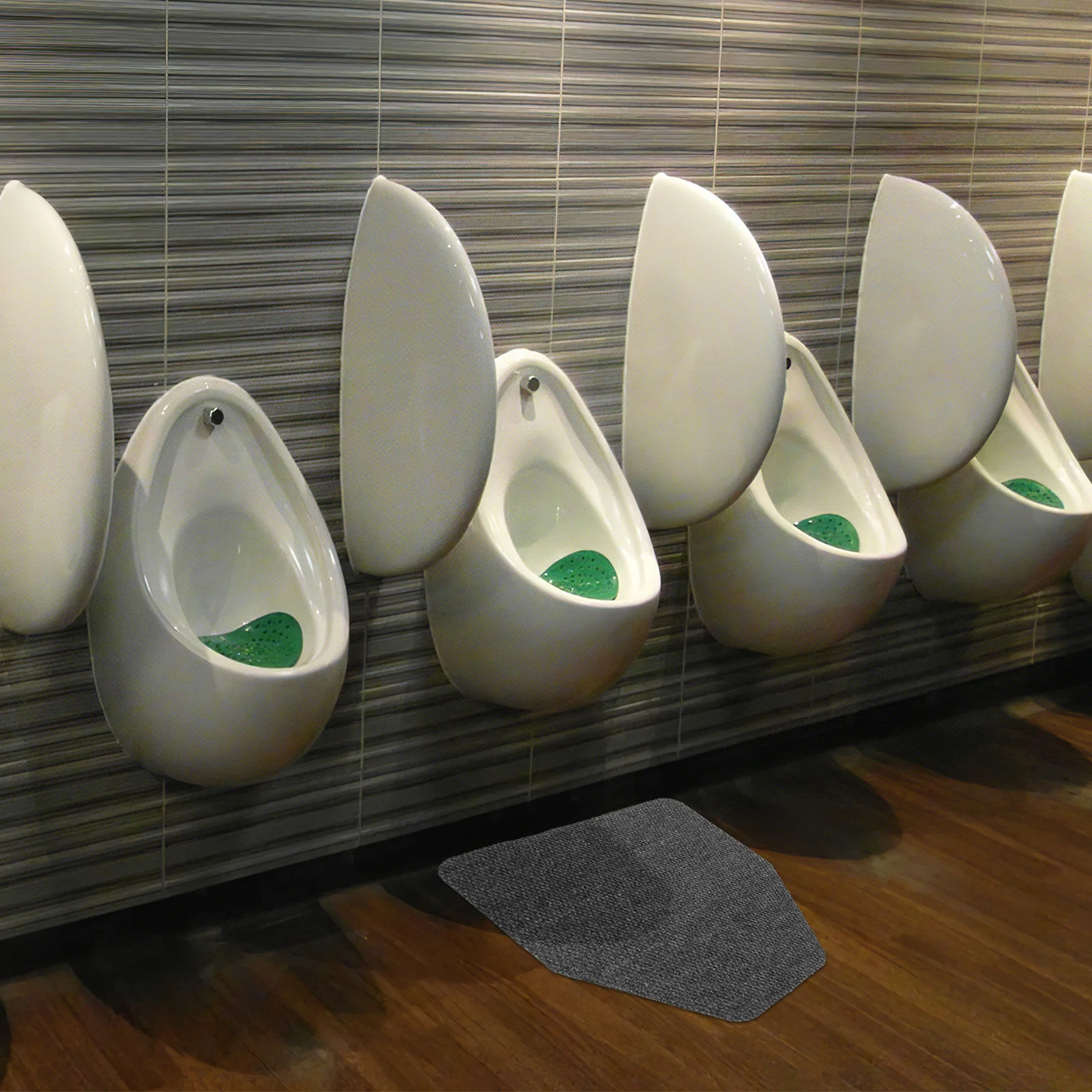 

Urinal Mat For Men Nonslip Water Absorbing Floor Protection Dark Grey Toilet Pee Guard Reusable Bathroom Urinal Mat