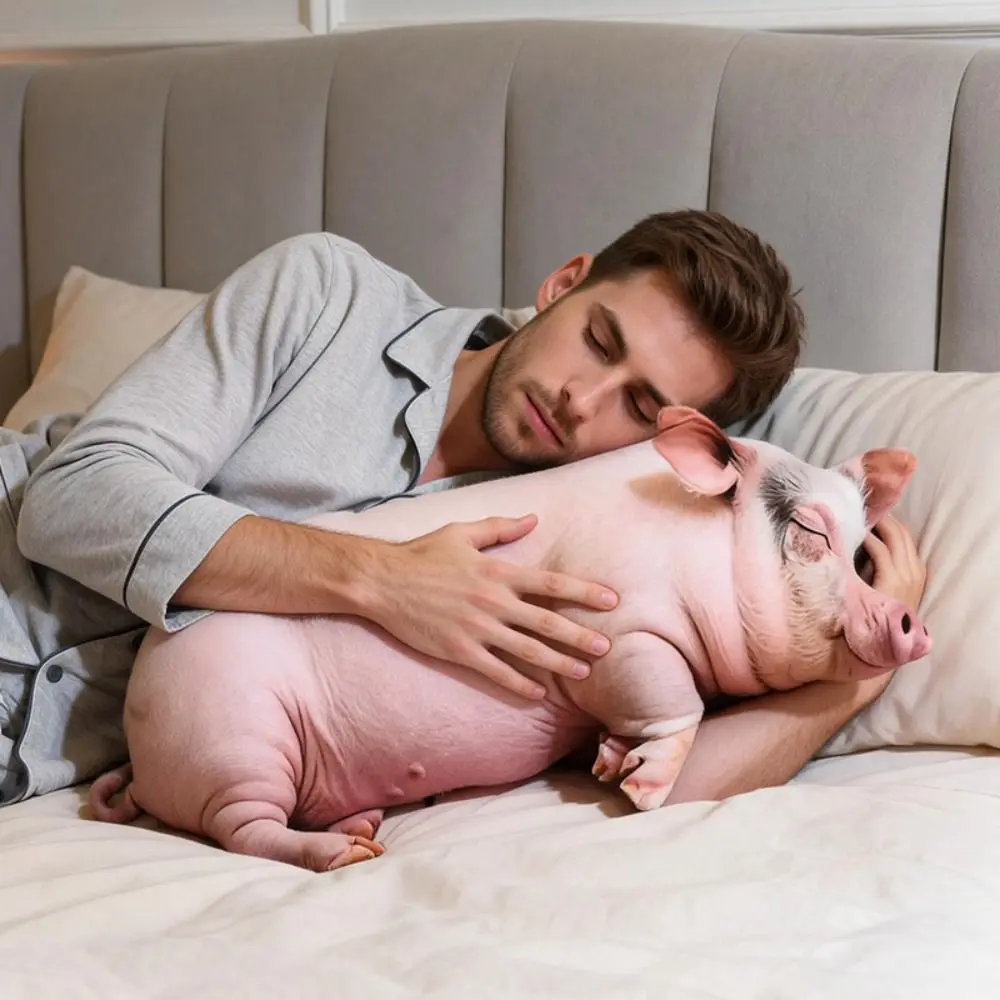 Plush Material Animal Body Pillow PP Cotton Filled 40cm Size Poultry Throw Pillows Soft Texture 70cm Animal Cushion Doll Toys