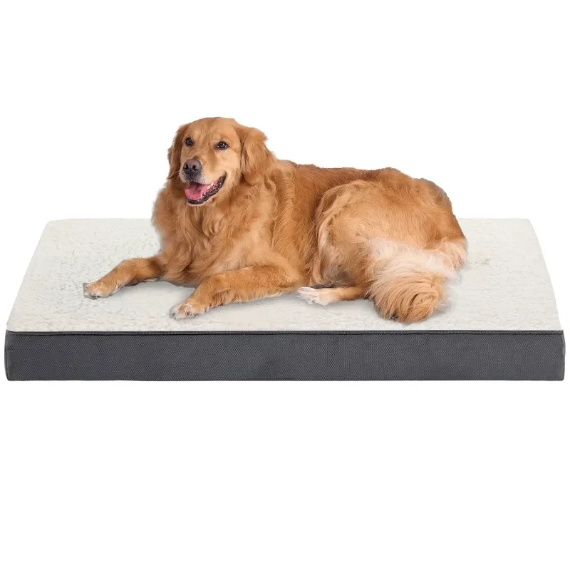 

Dog Bed for Extra Large Dogs, Big Orthopedic Dog Beds with Removable Washable Cover & Waterproof Lined, Egg Crate Foam