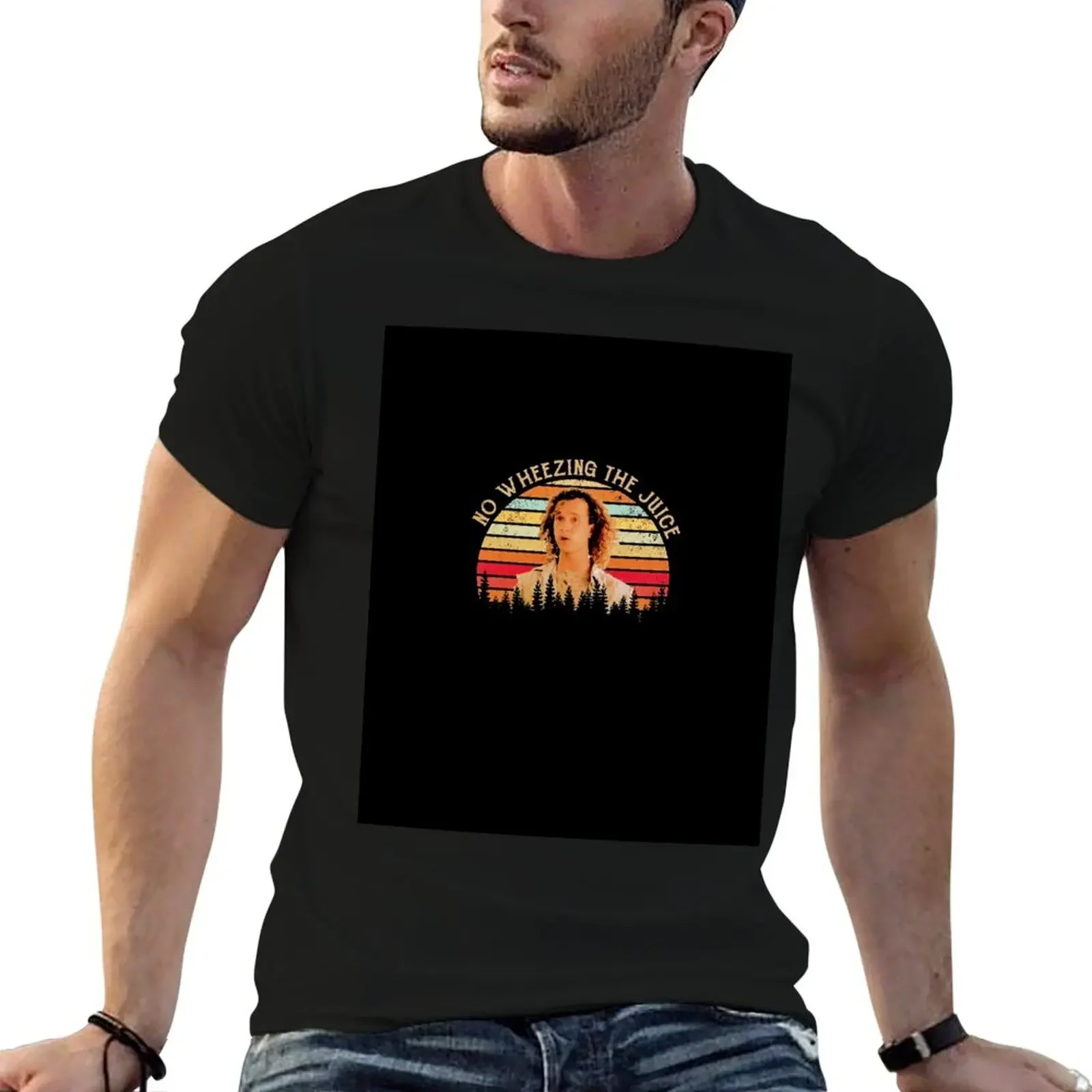 

Винтажные Encinos 90s No Wheezing The Juice Drinking Icees divertida camiseta de gran tamaño cosas baratas camisas grá vari hombre