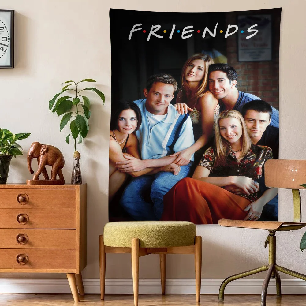 Classic TV Show Series F-Friends Cartoon Tapestry Home Decoration Hippie Bohemian Decoration Divination Home Decor