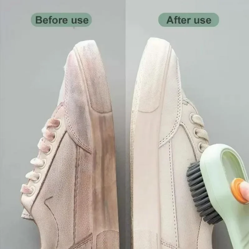 Effortless Shoe Cleaning with the Multifunctional Soft Automatic Liquid Shoe Brush – Only .17