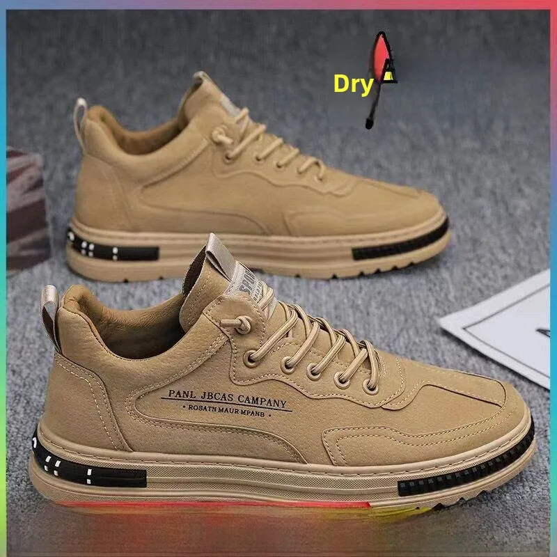 

Comfortable Versatile Dad Shoes Casual Sport Sneakers for Men Trendy Low Top round Toe PVC Outsole Breathable Cloth