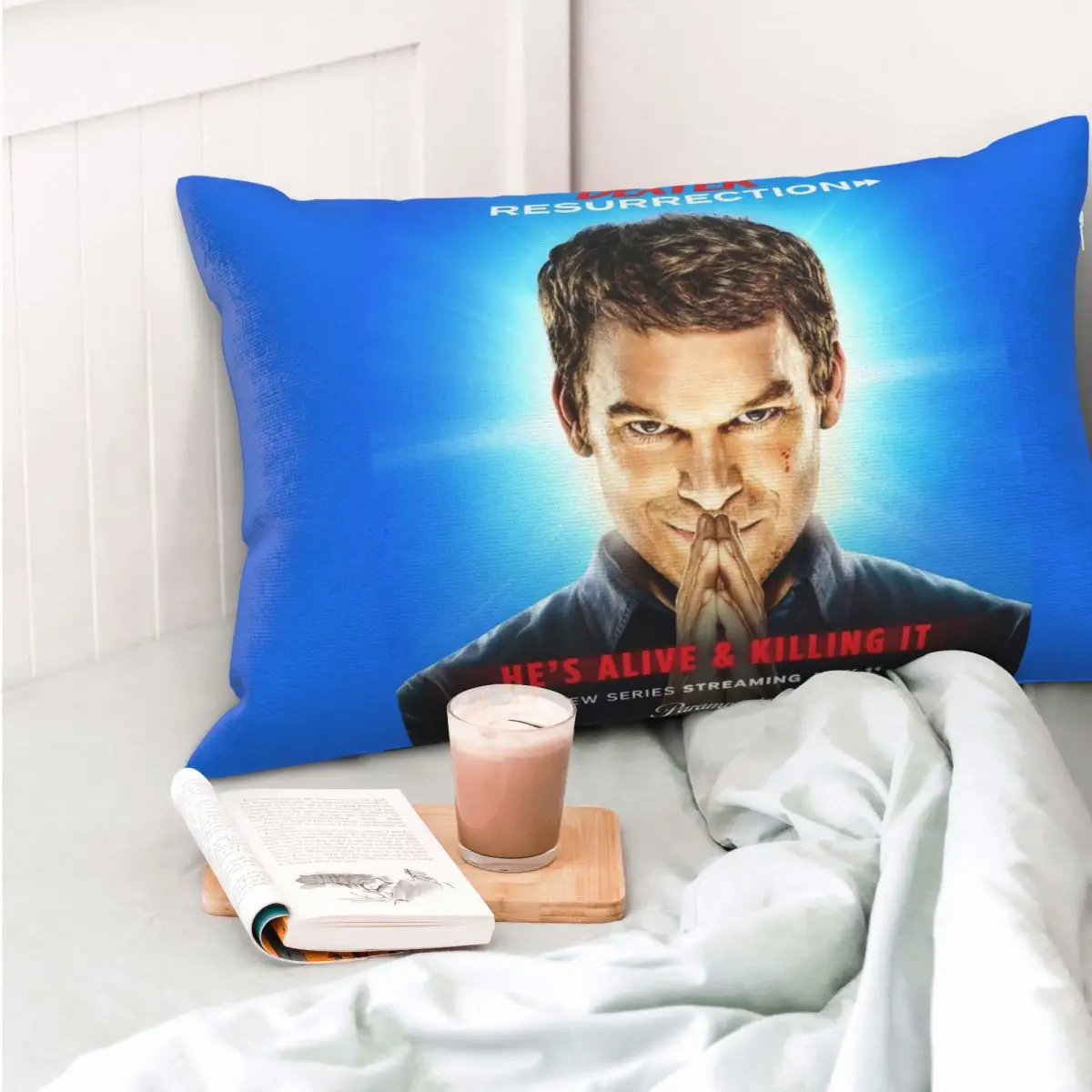 Movie Dexter Morgan Rectangle Pillowcase Cushion Cover Decor Bedroom Bed Home Comfort Throw Pillow