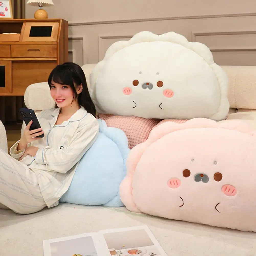 Kids Soft Toy Rice Dumpling Plush Pillow Soft Hugging Cushion Cute Food Stuffed Toy for Kids Adults Decorative Nap Pillow Gift