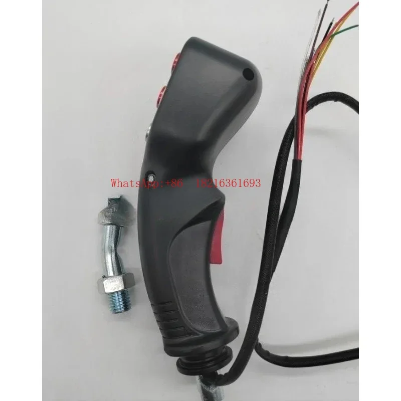 New Store Hot Sell For Excavator Harvester Parts Power Control 9 Button Joystick Handle Glue Gear 1PC