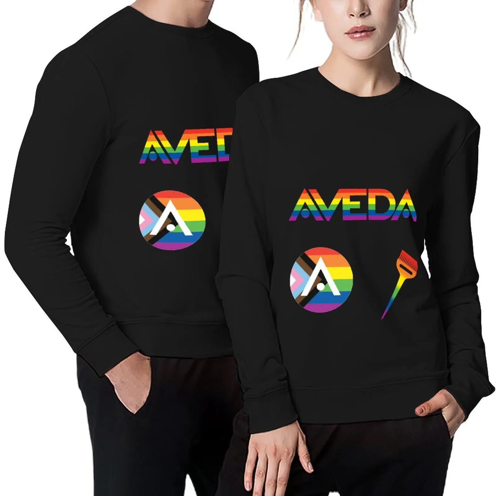 

AVEDA Pride Sticker Sheet (3pck) Pullover men's sweat-shirt mens clothes clothes for men japanese style anime sweatshirt