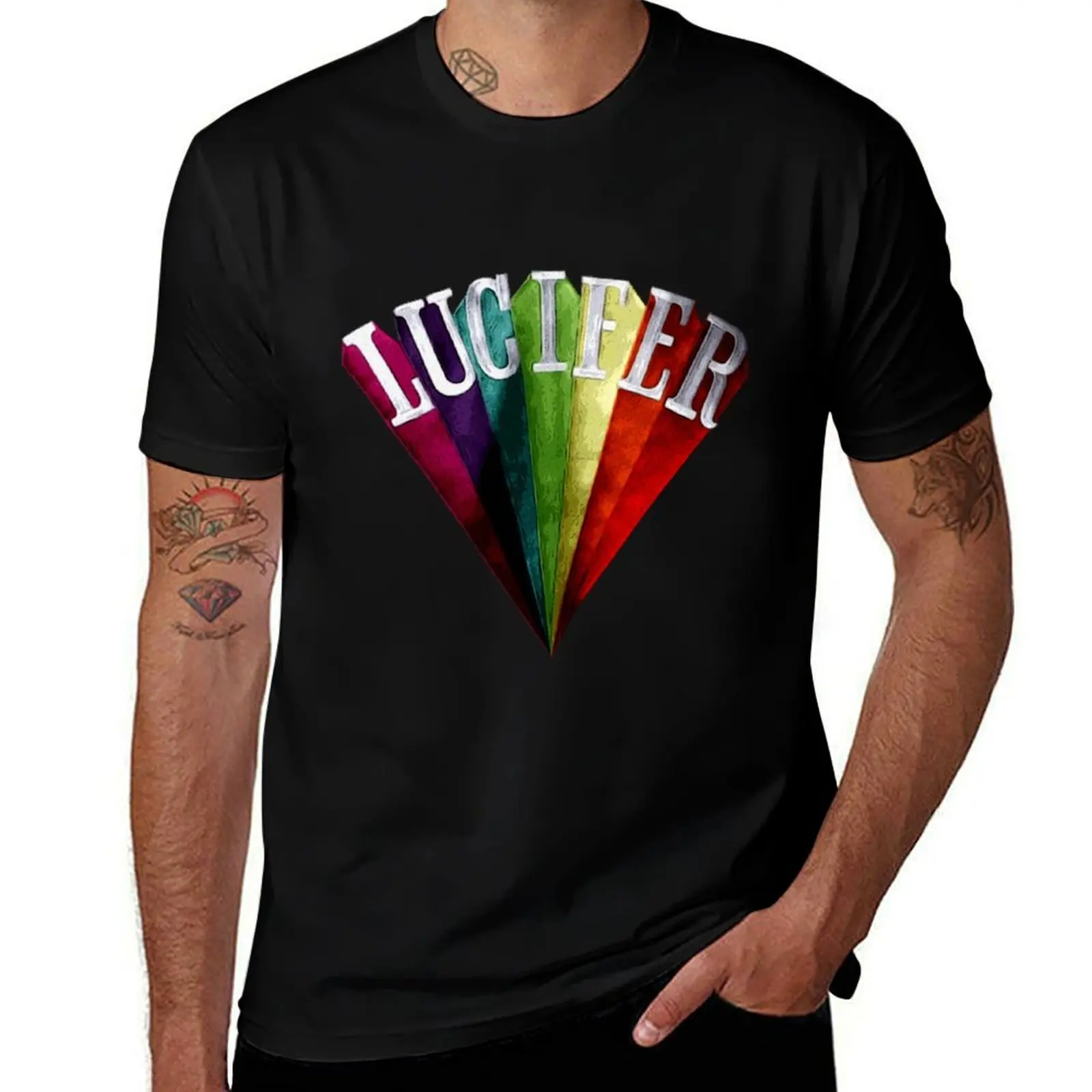 

Lucifer Rising T-Shirt sports fans plus sizes shirts graphic tees valentines boutique clothes black t-shirts for men