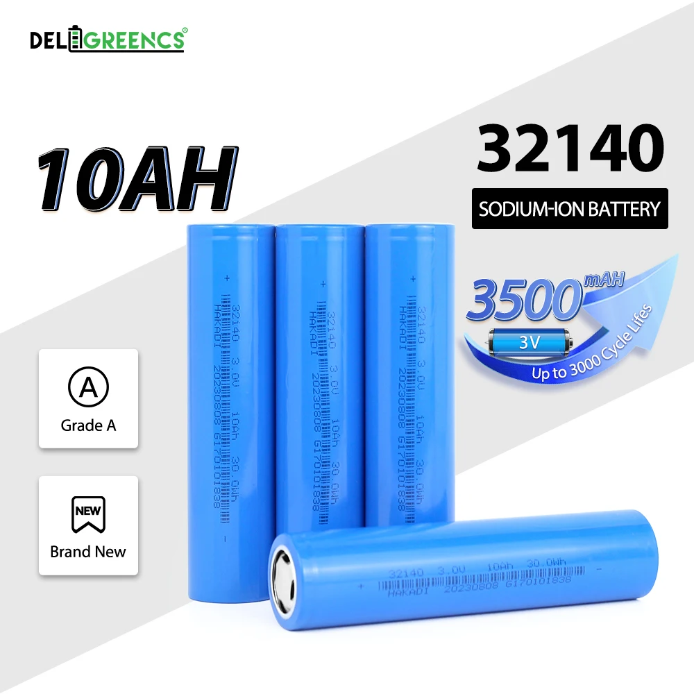 Na ion Battery Sodium ion battery 10AH 3000 cycles Original quality 32140 Grade A RV EV Outdoor Extreme Temperature