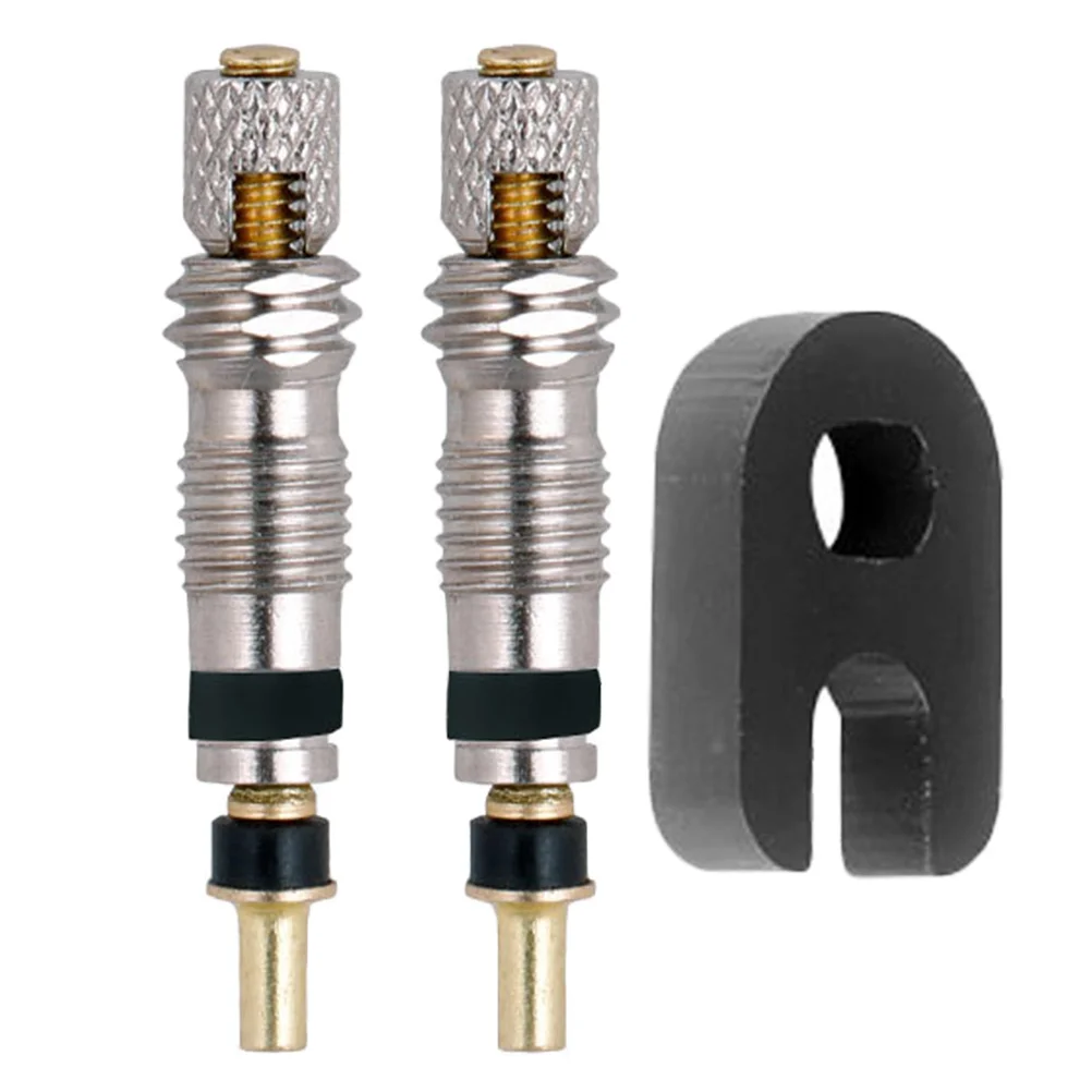 

2 шт., сменный комплект для бескамерных сердечников клапанов Presta, уплотнение из сплава, улучшенная производительность шин, аксессуары для велосипеда, сердечник клапана Presta