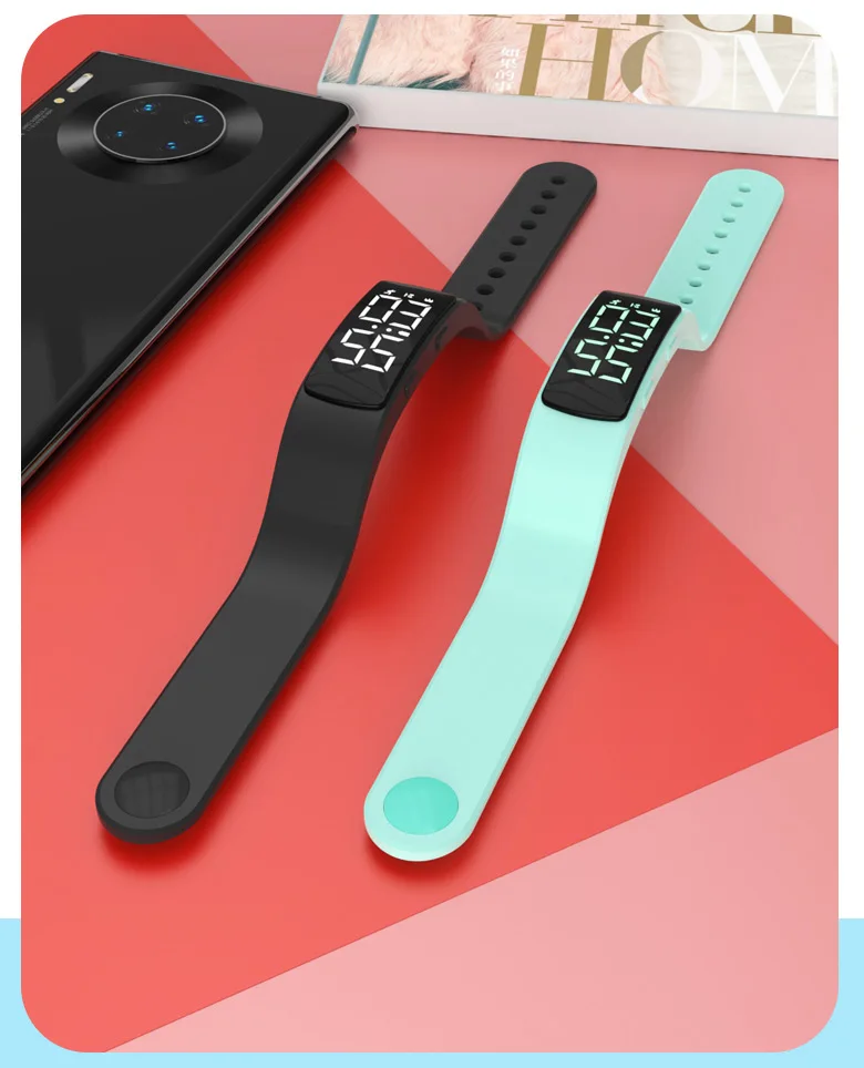 Smart Bracelet LED Digital Waterproof Smart Clock Smartband With running pedometer Monitor Smart Band Vibration Alarm Reminder