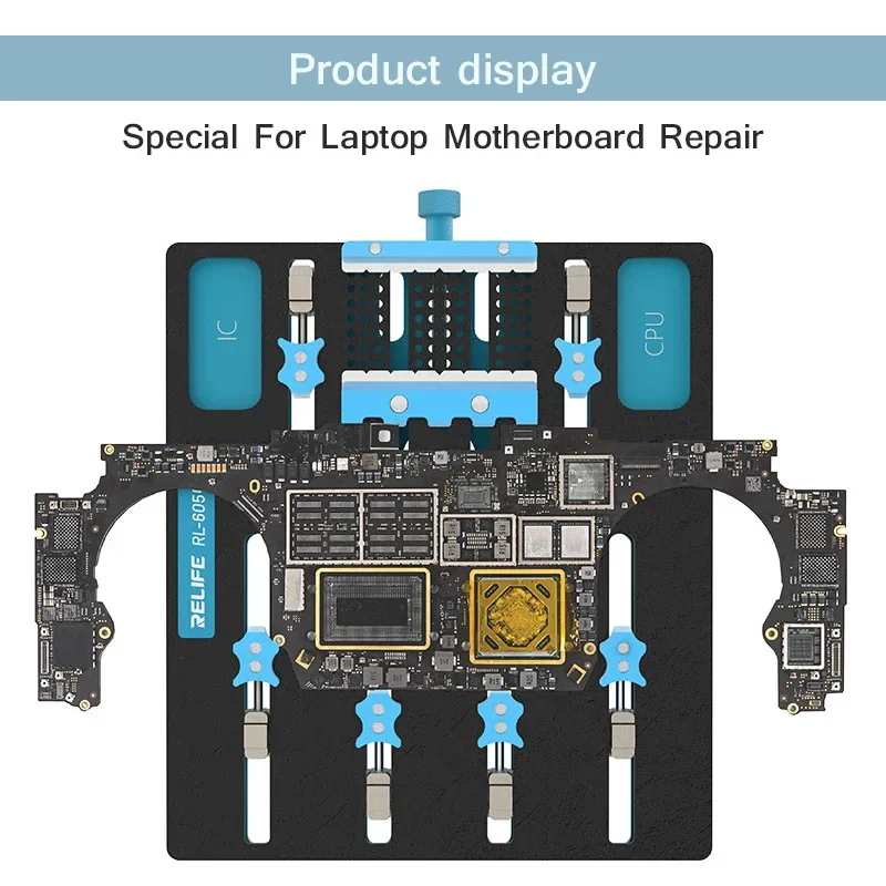 RELIFE RL-605 Pro Laptop Motherboard Repair Fixture Chip Removal Glue Fixed Tools Precise Positioning CPU Motherboard Jig Clamp