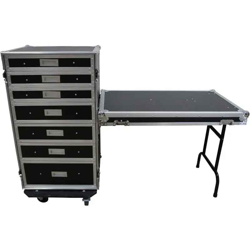 حار بيع. حالات HC-drawerC المحمولة المتداول 7 درج إنتاج البائع عرض حالة العمل الجدول. الشحن المجاني.