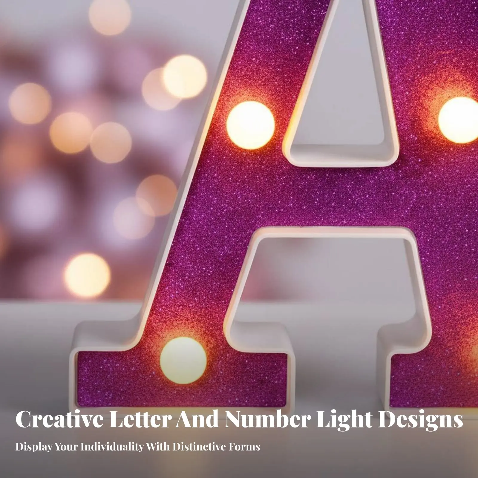 Lavender Led Letter…